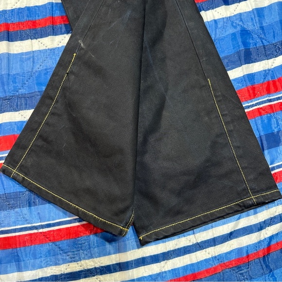 G Star Raw 3301 Dark Wash Blue Navy Denim Men’s Size 33x28 Waxed Jeans - Picture 13 of 14